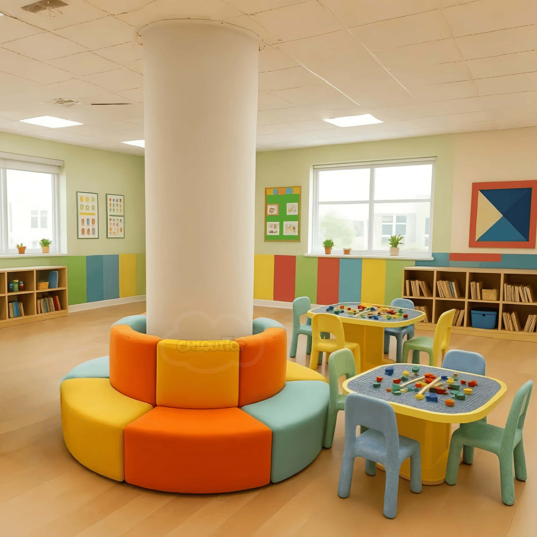 Chiquitos Kindergarten Soft Play Column Sofa Hall Pillar Padding Soft ...