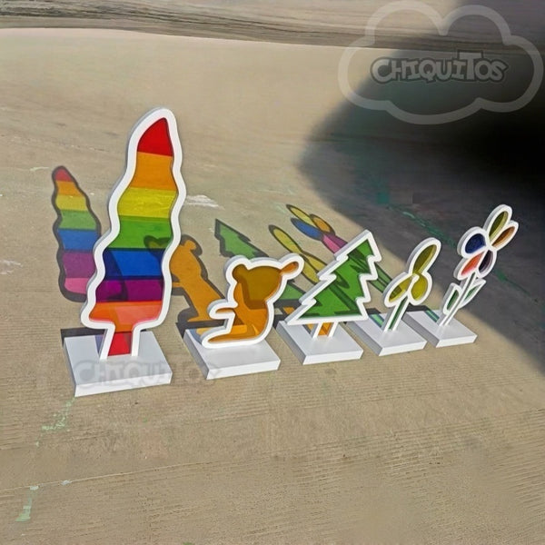 Chiquitos Custom Design Light Shadow Play Reggio Inspired Art for Home Childcare Outdoor Indoor Classroom Decoration for Kids