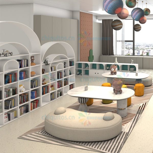 Chiquitos Modern Kids Reading and Activity Room Furniture Set Educational Space for Creativity and Learning