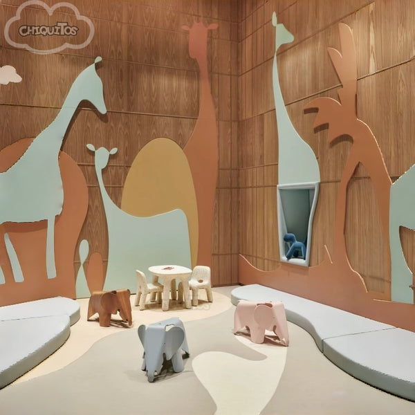 Chiquitos 3D Modular Self-Adhesive Creative Bedside Anti-Collision Soft Play Background Wall Bedroom Decor for Early Learning