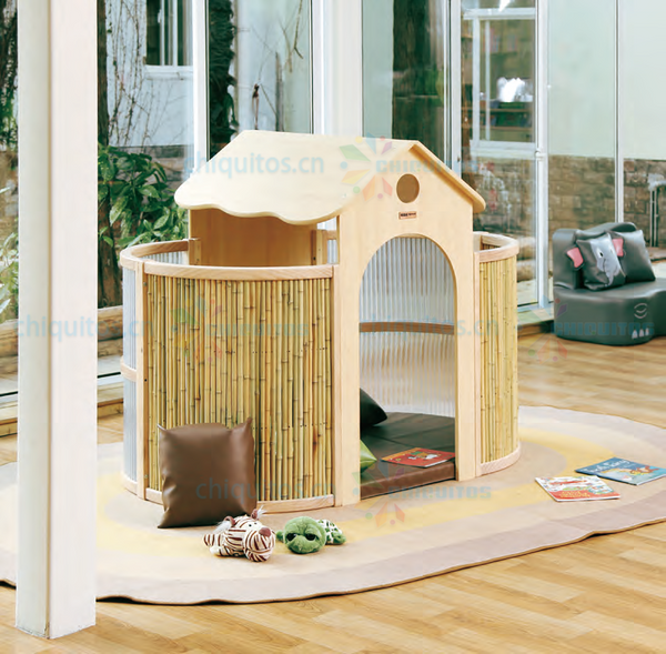 Chiquitos Eco-Friendly Bamboo Kids Playhouse for Indoor and Outdoor Use - Perfect for Child Creativity and Fun