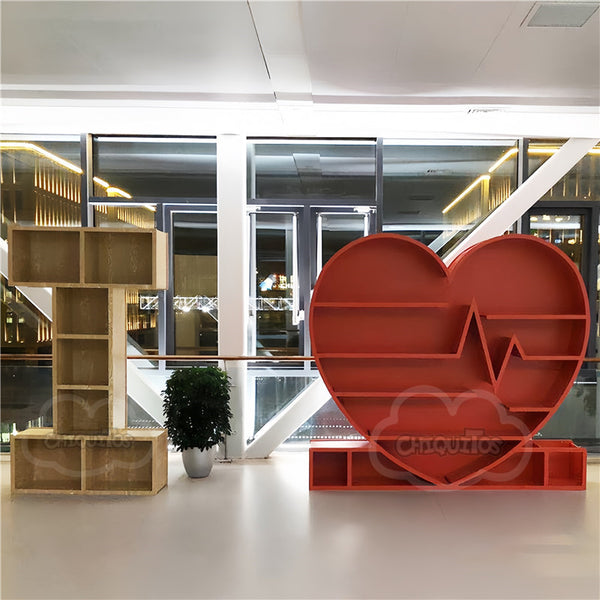 Chiquitos Manufacturer Creative Bookshelf 3D Letter Combination Alphabet Shaped Bookcase for Kids Room  Library Reading Center