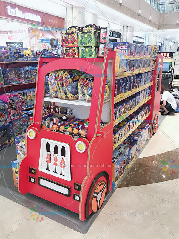 Chiquitos New Furniture Train Design Container Product Display Shelf Partition Shelf Creative Design Bookcase Toy Shelf