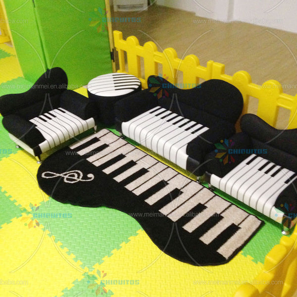 Chiquitos Kindergarten small Modular sofa combination children's cartoon chair piano sofa doll family cartoon baby small sofa