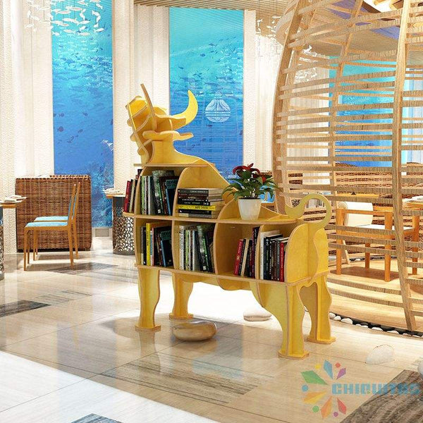 Chiquitos Creative bookshelf shelf landing animal modeling sofa edge several Nordic simple display shelf window decoration