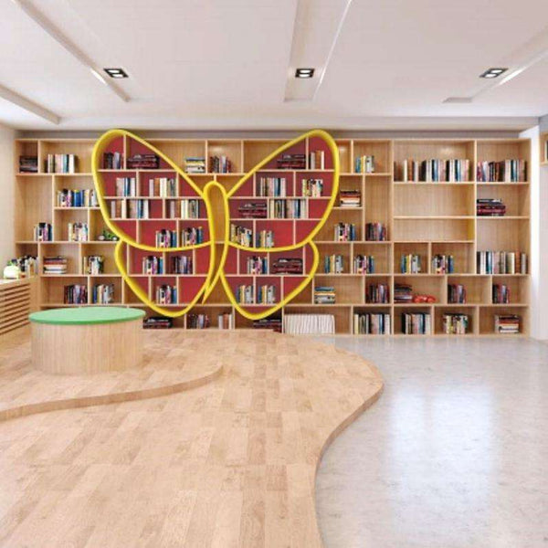 Chiquitos Full Wall Customized Fish shaped Animal Furniture Kids Bookshelf wooden For Early Education Center Library decoration