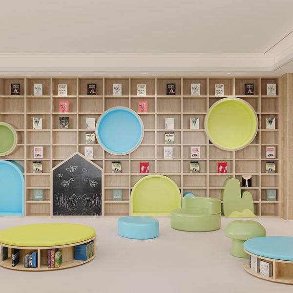 Chiquitos Children's toy storage Creative free combination of solid wood area corner cabinet Kindergarten Daycare Furniture