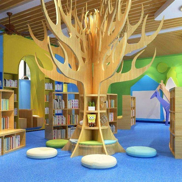 Chiquitos Tree Bookshelves libreria bimba High Quality Latest Storage Montessori Top Selling Children Wall Mounted Bookshelf