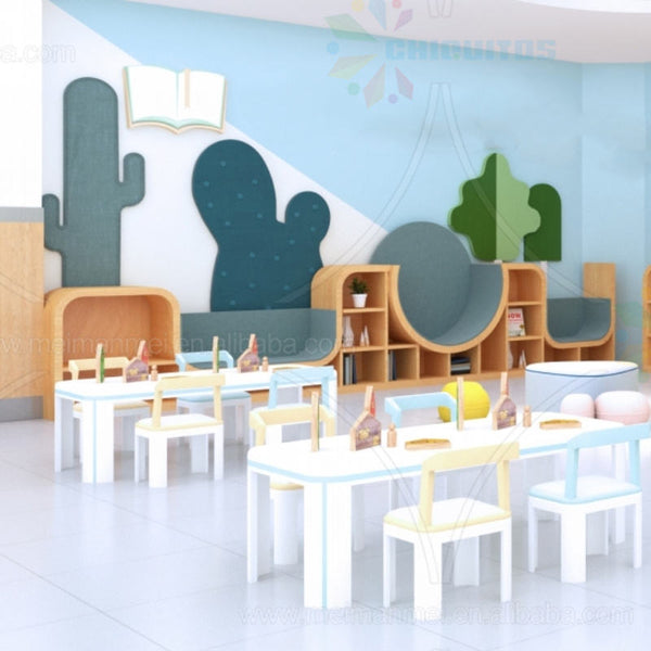 Chiquitos Kindergarten Furniture Preschool Day Care Furniture Table And Chair Sets Wooden Bookshelf Childcare Furniture