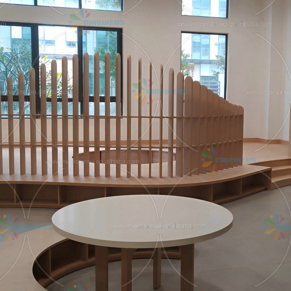 Chiquitos New Customized Furniture Area Partition Cabinet Partition Frame Fence Partition for Kindergarten School Library
