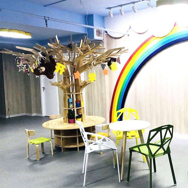 Chiquitos Book Shelf Hot Sale White Kids Montessori Baby For Home Wooden Nordic Oem/Odm Clearance Wholesale Furniture Creative Bookshelves