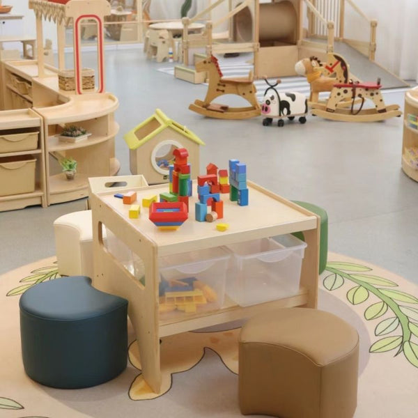 Chiquitos Montessori Children Role Play Area Kitchen Toy Sets Wooden Kids Kitchen Play House Pretend Role Play Corner Playground