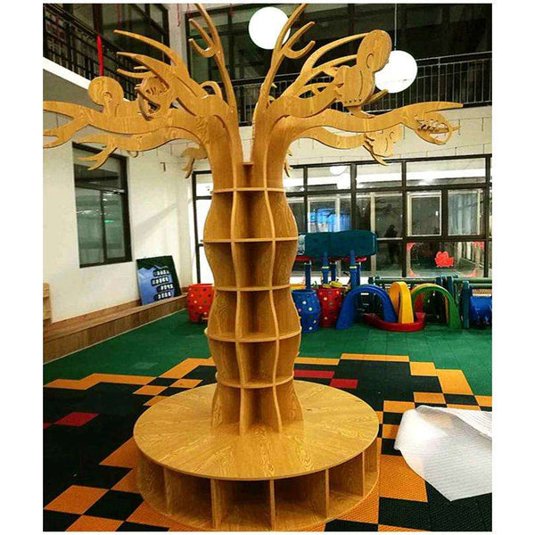 Chiquitos Creative Bookshelf libreria wood Clearance Wholesale Tree Hot Sale Solid Wood Wooden Bookshelf