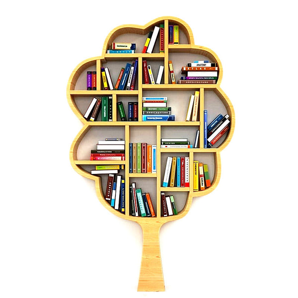 Chiquitos Kindergarten school library tree bookcase reading area children's bookcase picture book library window display rack