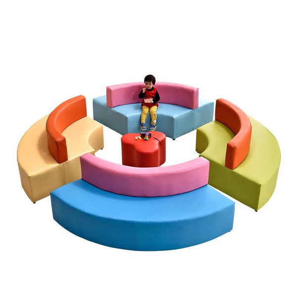 Chiquitos Special-shaped creative combination sofa rest area reception leisure kindergarten ring hall waiting sofa