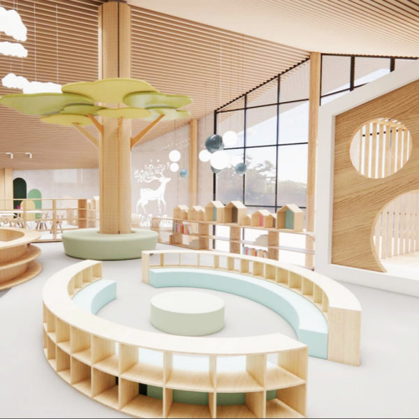 Chiquitos Daycare Childcare Center Kids Cabinets Children Book Shelf Furniture Sets Toys Teen Storage Kindergarten Organization