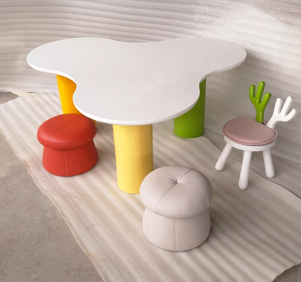 Chiquitos One Stop Solution Modern Montessori Kindergarten Daycare Classroom Furniture Set kids table & chairs cute Design
