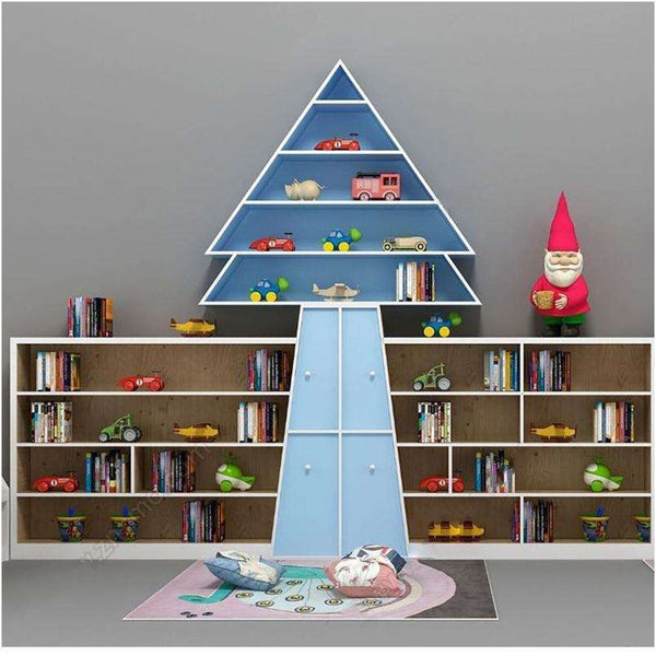 Chiquitos Creative Bookshelf Baby Small For Home Modern Montessori Bookshelf Christmas tree bookcase library furniture modern