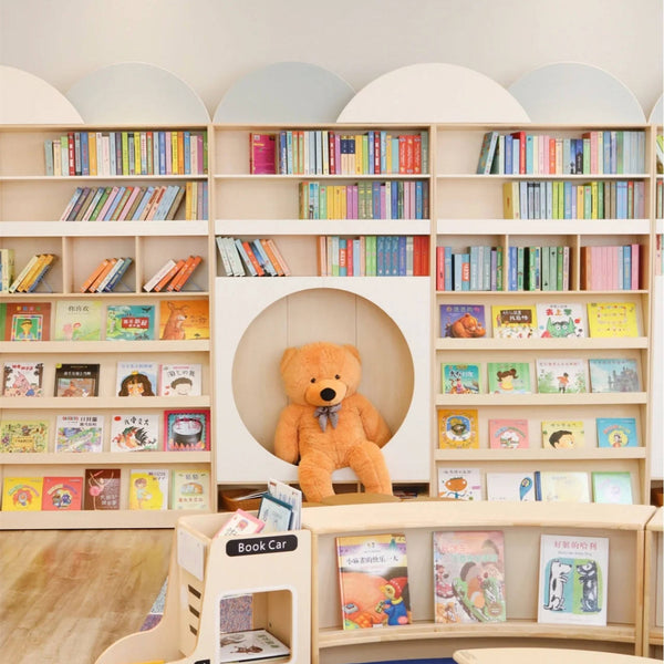 Chiquitos Kids New Design Kid'S Furniture Libreria Bookcase Wall Bookcase Around Children'S Wooden Kids Bookshelf