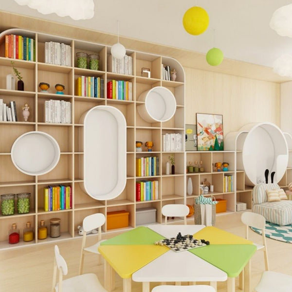 Chiquitos Kindergarten Library Room Furniture Set Bookshelf For Childcare Daycare Kids' Shelves Reading Corner Room