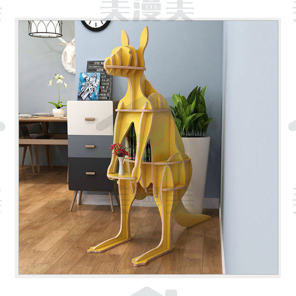 Chiquitos Creative Kangaroo bookshelf shop window decoration stand Australia Hot Sale Kids school Library Furniture