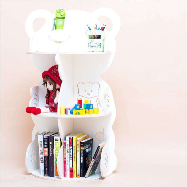 Chiquitos Bookshelves White Modern Promotional Children Kids Furniture Library Environmental Protection Solid Wood Bookcase