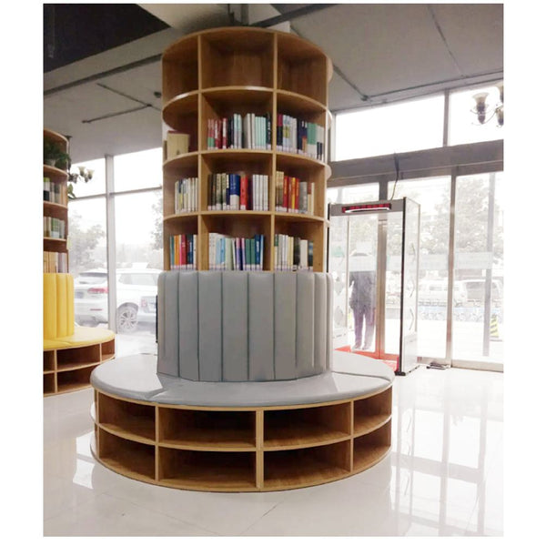 Creative Bookshelves estantes para livros Wall Eco Friendly Ladder Gold Rotating Clearance Wholesale School Library Bookshelves