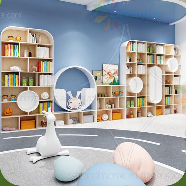 Chiquitos Bookshelf Acrylic For Home With Cabinet Top Selling Corner Small Book Rack Popular Toy Luxury Round Bookshelf