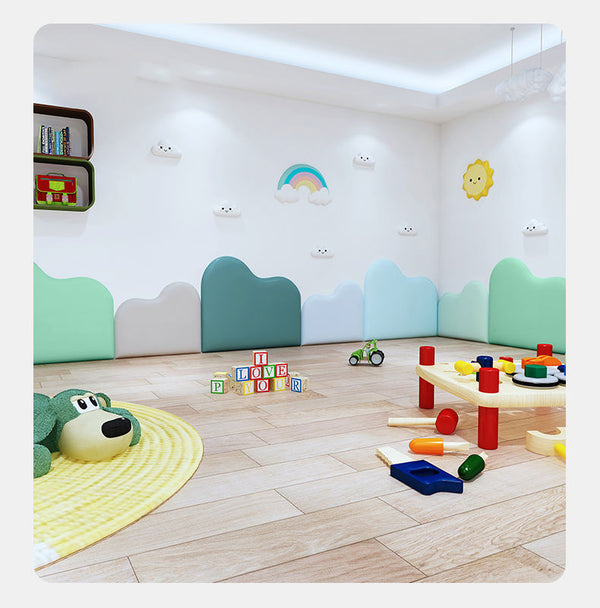 Chiquitos High quality Decoration Modular Anti-Collision 3d adhesive children Wall Enclosure wall stickers for kids room