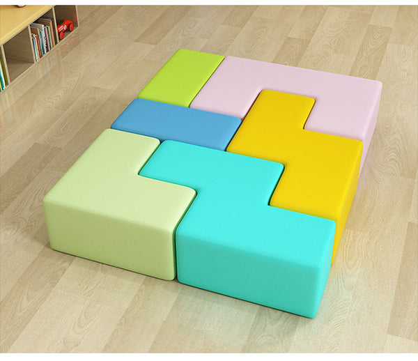 Chiquitos Customizable Children's Modular Sofa Stool Creative Combination Letter Sofa For Kindergarten Training Early Education Center