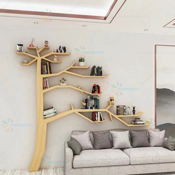 Chiquitos Household living room bookcase tree-shaped Solid wood bookcase Australia Hot Sale Kids Library Furniture decoration