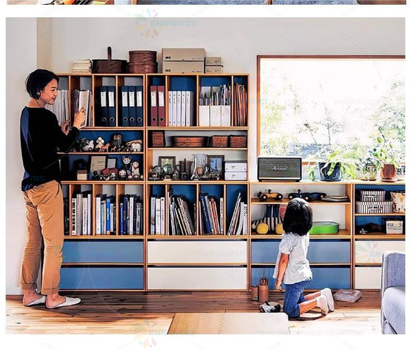 Chiquitos Children'S Storage Bookshelf Tv Combination One Floor Low Cabinet Bay Window Living Room Toy Kids Cabinet