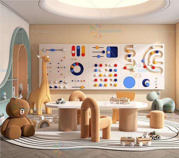 Chiquitos Department Children'S Chair Combination Kindergarten Writing Desk High-end Children furniture store tables chairs