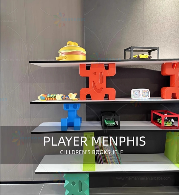 Chiquitos New designed modern wood storage shelves living room Bookshelf Children furniture store High-end Children's furniture
