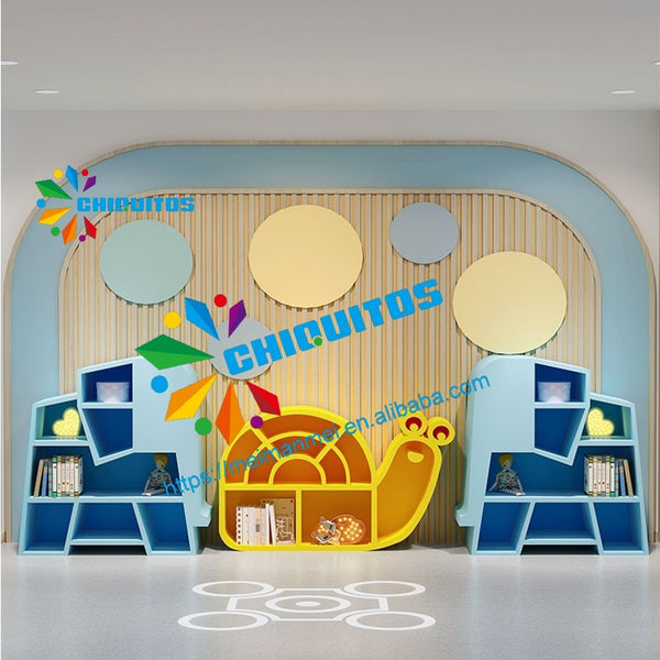 Chiquitos Bookshelves Elephant Shape Creative Animal Kid Wooden Bookshelf Children furniture store High-end Children's furniture