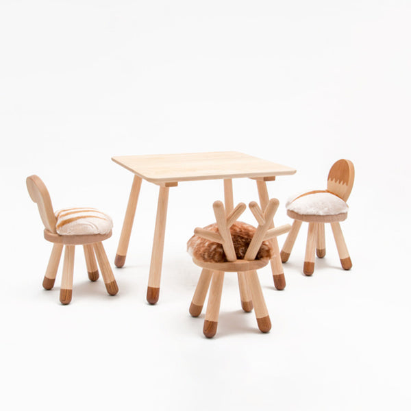 Chiquitos Solid Wood Children Stool Animal shape Kindergarten Commercial Montessori Preschool Furniture Children Library Chairs