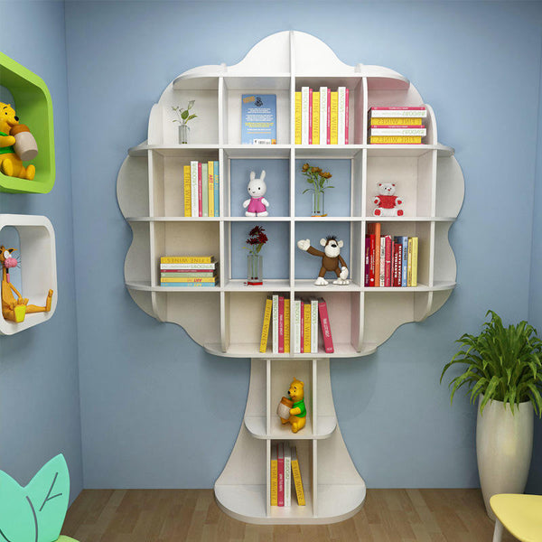 Chiquitos Creative splicing apple tree bookshelf kindergarten children's picture book storage theme library economical shelf
