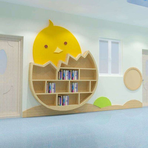 Chiquitos Creative Book Shelf Display Good Quality Acrylic Baby Furniture Tree Small Bulk Solid Wood Bookshelf With Drawer