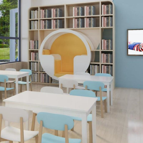 Chiquitos Montessori kindergarten furniture table and chair set Solid wood kindergarten classroom furniture set