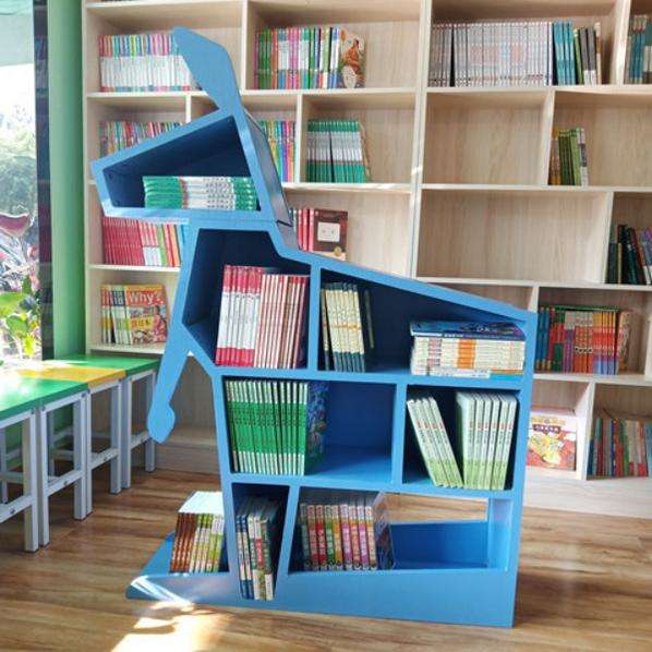 Chiquitos Creative Bookshelf Wooden Library Furniture With Cabinet Bookshelf child bookcase book luxury library decoratecase