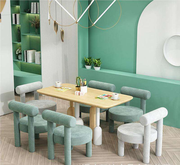 Chiquitos Solid Early Education Desk Writing Desk Chair Set Primary School Students Learn To Draw Table And Chair Combination
