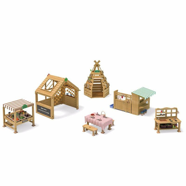 Chiquitos Whimsical Kids Furniture Suite Outdoor Play Furniture Bundle for Montessori Kindergarten Ideal Gift For Children