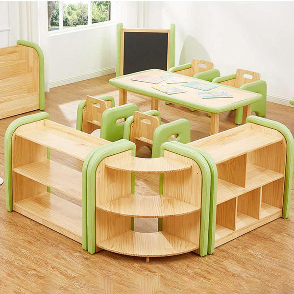 Chiquitos cabinet Kindergarten daycare area frame classification Sensory training equipment bookshelf Teaching aids
