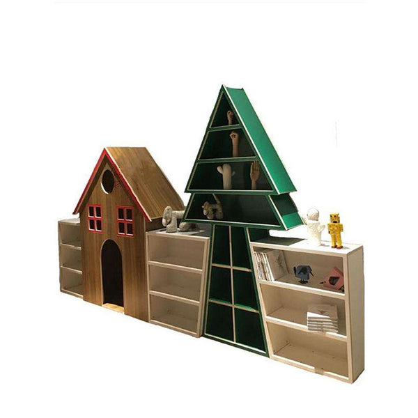 Chiquitos Creative Bookshelf Christmas Kids Tree Bookshelf For Home Small With Cabinet Toy High Quality Book Rack Bookcase