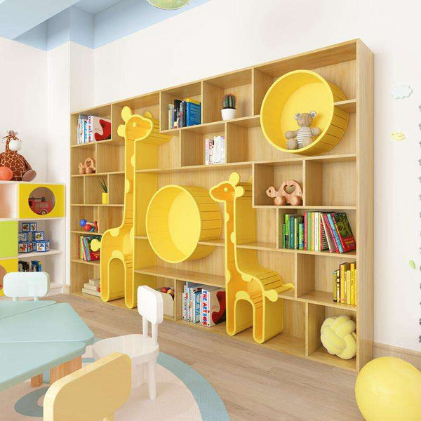 Chiquitos Bookshelf Toy Organizer Furniture Kids' Cabinets Storage Floating Car Shape Toy Shelf Storage Book Shelves Organizer