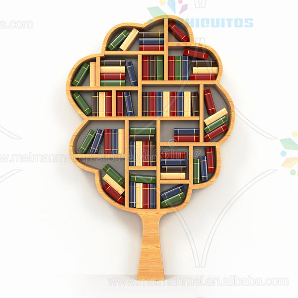 Chiquitos Bookshelves Modern Bookcase Luxury Friendly Kids Bookcase school library Popular Design Reading Tree Bookshelf
