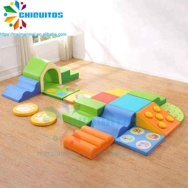 Chiquitos soft sofa Kindergarten playing areas classroom soft play sets games educational sensory play area nursery daycare