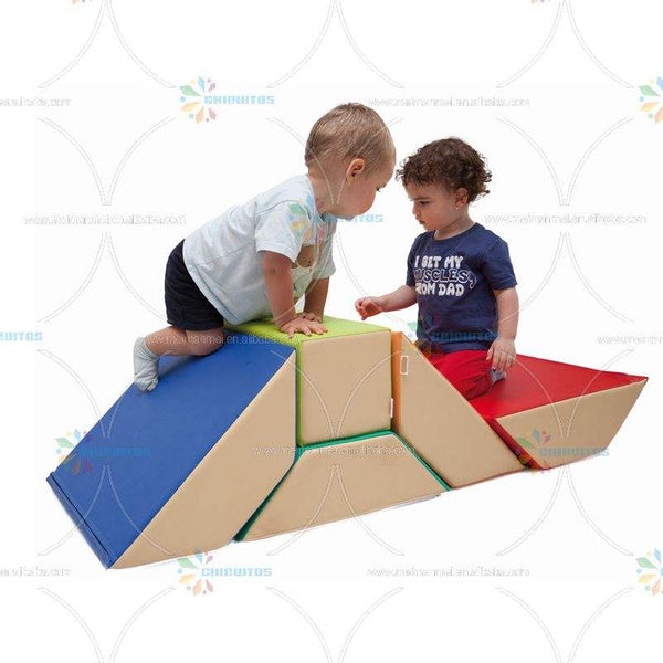 Chiquitos European standard software geometric shape building children's sensory training block toy combination for preschool