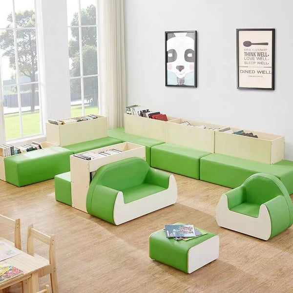 Chiquitos Aids Rest Area Storage Cabinet Boutique Forest Combination Sofa Bookcase for School Children's Early Education Center