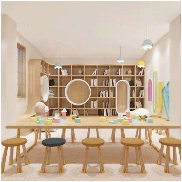 Book Shelf Bulk Library Environmental Protection Storage Children Book Case Wood Solid Wood Top Selling Book Shelf Kids Storage